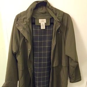 L.L. Bean Women's Long Waterproof Trench Raincoat